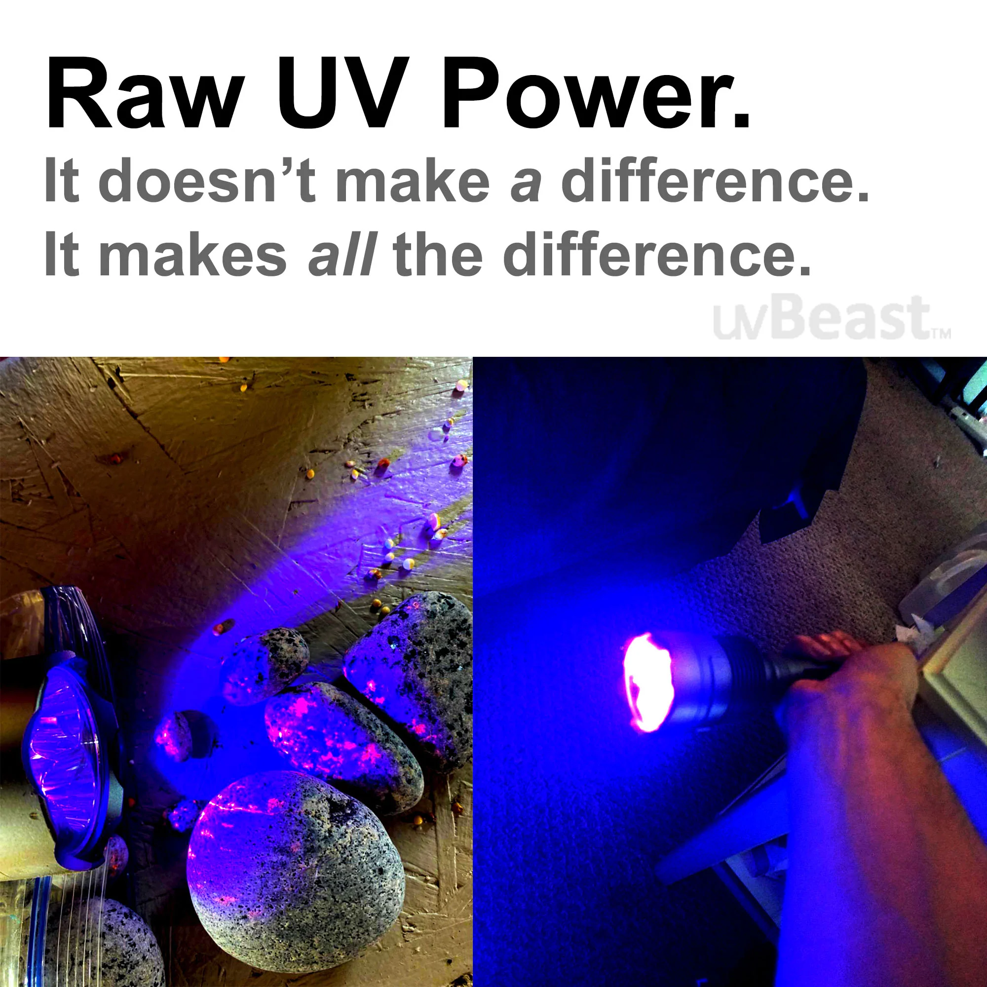 uvBeast NEW V3 PRO 385-395nm Black Light UV Flashlight – HIGH DEFINITION Ultraviolet - HIGH POWER and LONG RANGE Professional Grade Beam Best for Professional/Commercial Use – USA Stock - Image 5